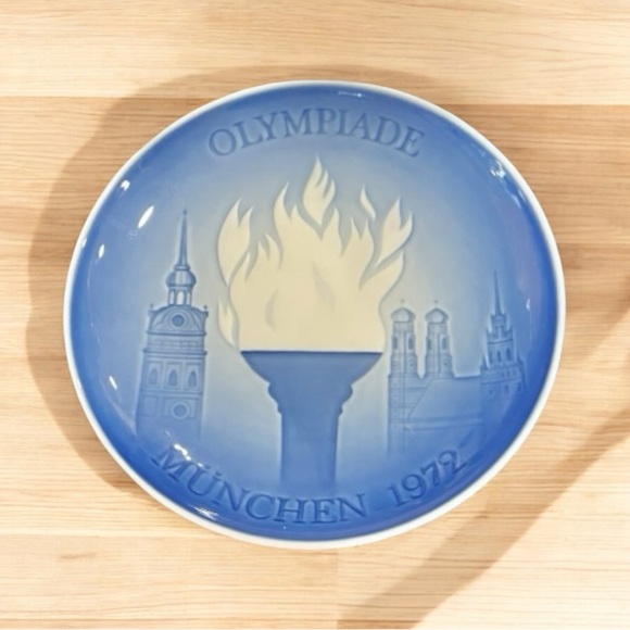 Vintage 1972 Munich Olympic Bing & Grondahl Copenhagen Collectors Plate Preowned - Picture 12 of 14